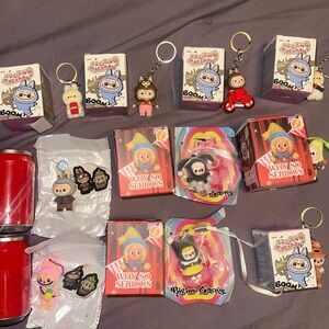 Labubu Mini Keychains - 10 Keychains